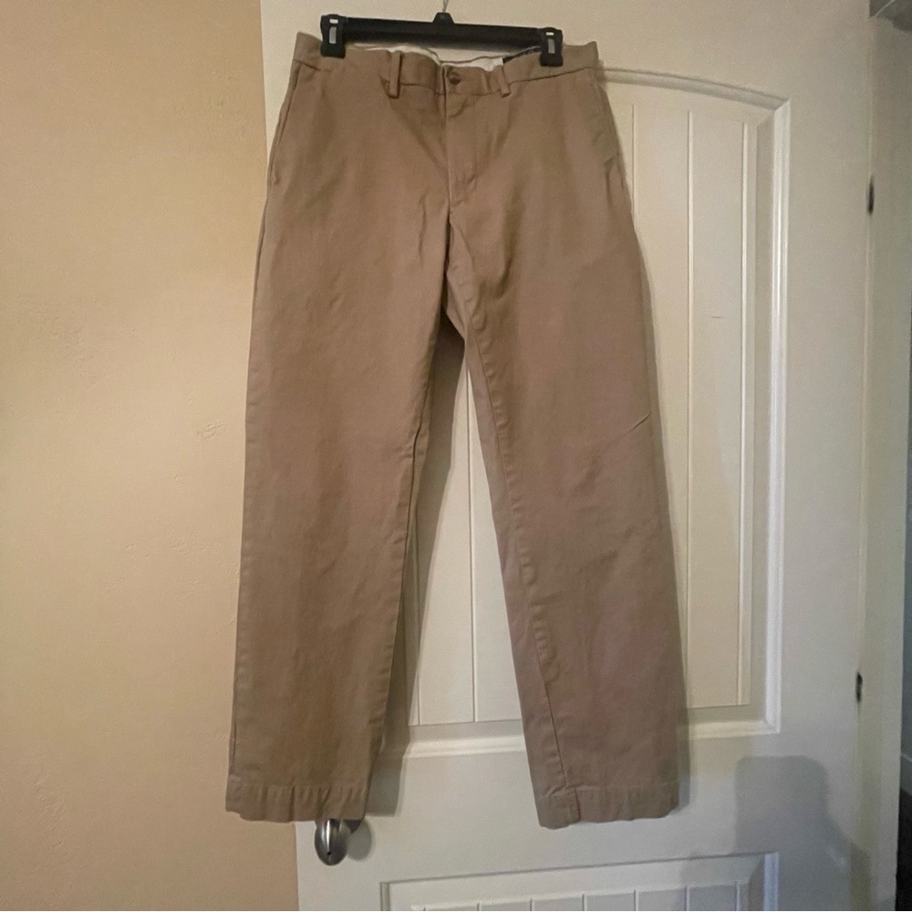 Ralph Lauren Tan Chinos Classic Cotton-Blend Pants